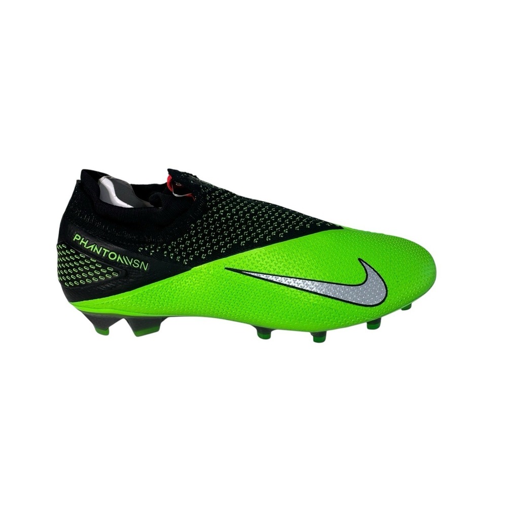 Nike Phantom VSN 2 Elite DF FG ACC Gost Black Platinum Green  CD4161-036 Size 10